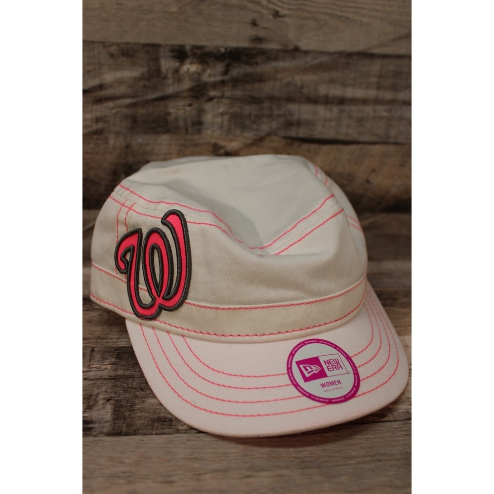 New Era Women Washington Nationals Cadet Hat Adjustable Fash Chic